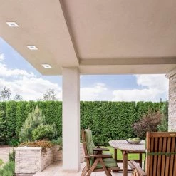 4 in. Square Matte White Recessed Bathroom Kit with Frosted Glass (4-Pack) by Globe Electric -Deals Globe Electric Store globe electric recessed lighting kits 90951 44 1000