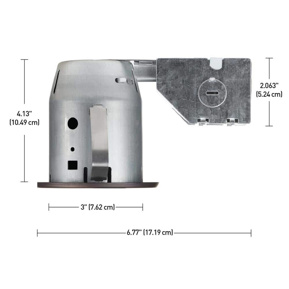 3 in. Oil-Rubbed Bronze Swivel Recessed Lighting Kit (4-Pack) by Globe Electric 6 3 in. Oil-Rubbed Bronze Swivel Recessed Lighting Kit (4-Pack) by Globe Electric - Image 6