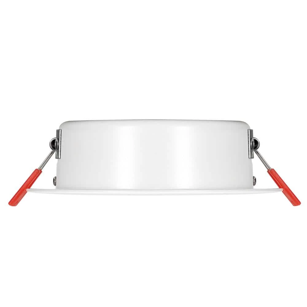 Slimline 4 in. White Integrated LED Recessed Kit (4-Pack) by Globe Electric 2 Slimline 4 in. White Integrated LED Recessed Kit (4-Pack) by Globe Electric - Image 2