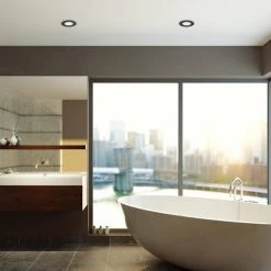 3 in. Oil Rubbed Bronze Ultra Slim Integrated LED Recessed Lighting Kit by Globe Electric -Deals Globe Electric Store globe electric recessed lighting kits 91224 4f 1000