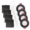 3 in. Oil Rubbed Bronze Ultra Slim Integrated LED Recessed Lighting Kit by Globe Electric