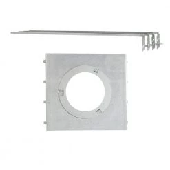 All in One 7 in. New Recessed Construction Mounting Plate with Hanger Bars by Globe Electric