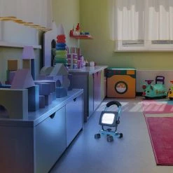 UV-C Light Disinfecting 10 Watt Rechargeable Work Light, Blue, Charger Included by Globe Electric -Deals Globe Electric Store globe electric standing work lights 66466 31 1000