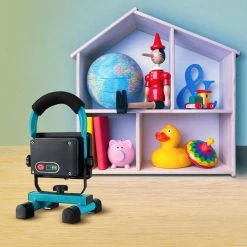 UV-C Light Disinfecting 10 Watt Rechargeable Work Light, Blue, Charger Included by Globe Electric -Deals Globe Electric Store globe electric standing work lights 66466 d4 1000