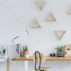 Architect 31.5 in. Glossy White Clamp-On Desk Lamp by Globe Electric 17 Architect 31.5 in. Glossy White Clamp-On Desk Lamp by Globe Electric -Deals Globe Electric Store glossy white globe electric desk lamps 52847 fa 1000