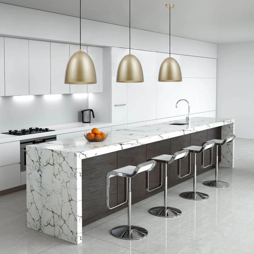 Lowell 1-Light Gold Pendant Light with CEC Title 20 LED Bulb Included by Globe Electric 5 Lowell 1-Light Gold Pendant Light with CEC Title 20 LED Bulb Included by Globe Electric - Image 5