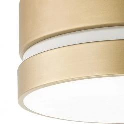 Aurora 2-Light Flush Mount Ceiling Light, Soft Gold, Inner Frosted Shade by Globe Electric -Deals Globe Electric Store gold globe electric flush mount lights 60754 c3 1000