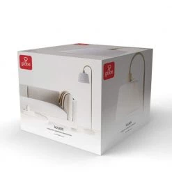 68 in. Light Faux Wood Floor Lamp with White Pattern Shade, On/Off Rotary Switch on Socket by Globe Electric -Deals Globe Electric Store light faux wood globe electric floor lamps 91002849 76 1000