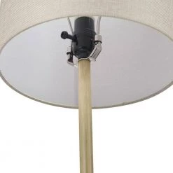 22 in. Light Faux Wood Table Lamp with Jute Shade by Globe Electric -Deals Globe Electric Store light faux wood globe electric table lamps 91002858 4f 1000