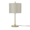 22 in. Light Faux Wood Table Lamp with Jute Shade by Globe Electric