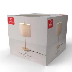 22 in. Light Faux Wood Table Lamp with Jute Shade by Globe Electric -Deals Globe Electric Store light faux wood globe electric table lamps 91002858 76 1000