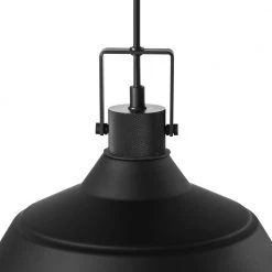 Sutton 1-Light Matte Black Indoor Pendant Lighting with Textured Socket by Globe Electric -Deals Globe Electric Store matte black globe electric chandeliers 44476 c3 1000