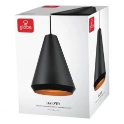 Harvey 1-Light Matte Black Pendant Lighting by Globe Electric 14 Harvey 1-Light Matte Black Pendant Lighting by Globe Electric -Deals Globe Electric Store matte black globe electric chandeliers 60341 fa 1000