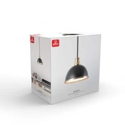 Beckett 1-Light Matte Black Pendant Light with Metal Shade and Matte Brass Accents by Globe Electric 12 Beckett 1-Light Matte Black Pendant Light with Metal Shade and Matte Brass Accents by Globe Electric -Deals Globe Electric Store matte black globe electric chandeliers 60474 66 1000