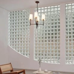 Ronnie 4-Light Matte Black Chandelier with White Fabric Shades by Globe Electric -Deals Globe Electric Store matte black globe electric chandeliers 61254 4f 1000