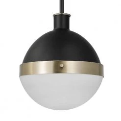 Bari 1-Light Matte Black Pendant by Globe Electric 9 Bari 1-Light Matte Black Pendant by Globe Electric -Deals Globe Electric Store matte black globe electric chandeliers 65773 c3 1000