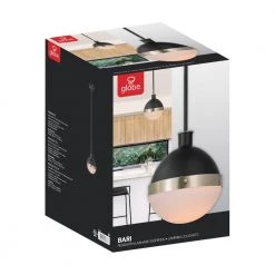 Bari 1-Light Matte Black Pendant by Globe Electric 11 Bari 1-Light Matte Black Pendant by Globe Electric -Deals Globe Electric Store matte black globe electric chandeliers 65773 fa 1000