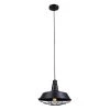 Damon 1-Light Matte Black Pendant by Globe Electric