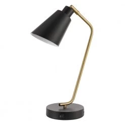 Belmont 17 in. Matte Black Desk Lamp by Globe Electric