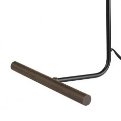 Cole 18 in. Matte Black Desk Lamp with Faux Wood Accent and LED Bulb Included by Globe Electric -Deals Globe Electric Store matte black globe electric desk lamps 91000437 76 1000