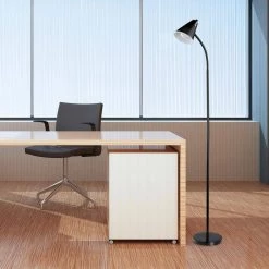 LED for Life 59 in. 1-Light Matte Black Floor Lamp by Globe Electric 11 LED for Life 59 in. 1-Light Matte Black Floor Lamp by Globe Electric -Deals Globe Electric Store matte black globe electric floor lamps 12708 1f 1000