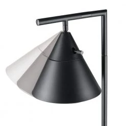 Tristan 65 in. Matte Black Floor Lamp with Pivoting Task Shade and Stepless Rotary Dimmer Switch by Globe Electric -Deals Globe Electric Store matte black globe electric floor lamps 67419 1f 1000