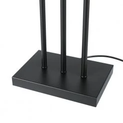 Ricci 62 in. Matte Black Floor Lamp with White Fabric Shade by Globe Electric -Deals Globe Electric Store matte black globe electric floor lamps 67522 c3 1000