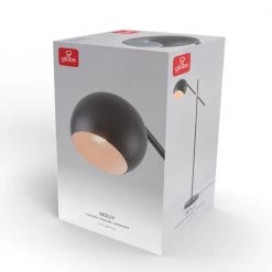 60 in. Matte Black Floor Lamp with Brass Pivot and Matte Black Shade, In-Line On/Off Foot Switch by Globe Electric -Deals Globe Electric Store matte black globe electric floor lamps 91002853 76 1000