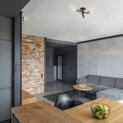 Shipka 10 in. 3-Light Matte Black Semi-Flush Mount with Antique Brass Accents by Globe Electric -Deals Globe Electric Store matte black globe electric flush mount lights 60627 c3 1000