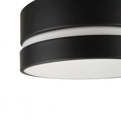Belamy 11.8 in. 2-Light Matte Black Flush Mount with Inner Frosted Acrylic Shade by Globe Electric -Deals Globe Electric Store matte black globe electric flush mount lights 60983 fa 1000