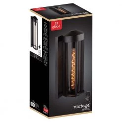 Beckham 1-Light Black Outdoor Wall Lantern Sconce by Globe Electric -Deals Globe Electric Store matte black globe electric outdoor sconces 44245 fa 1000