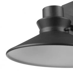 Harris 1-Light Matte Black LED Integrated Outdoor/Indoor Barn Light Wall Sconce by Globe Electric 17 Harris 1-Light Matte Black LED Integrated Outdoor/Indoor Barn Light Wall Sconce by Globe Electric -Deals Globe Electric Store matte black globe electric outdoor sconces 44686 1f 1000