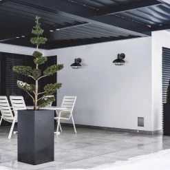 Oliver 1-Light Matte Black Hardwired Outdoor Indoor Wall Lantern Sconce with Caged Shade by Globe Electric 17 Oliver 1-Light Matte Black Hardwired Outdoor Indoor Wall Lantern Sconce with Caged Shade by Globe Electric -Deals Globe Electric Store matte black globe electric outdoor sconces 44867 1f 1000