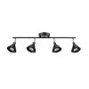 Tristan 2.17 ft. 4-Light Matte Black Linear Track Lighting Kit by Globe Electric