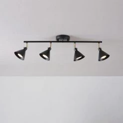 Tristan 2.17 ft. 4-Light Matte Black Linear Track Lighting Kit by Globe Electric 12 Tristan 2.17 ft. 4-Light Matte Black Linear Track Lighting Kit by Globe Electric -Deals Globe Electric Store matte black globe electric track lighting kits 57228 66 1000
