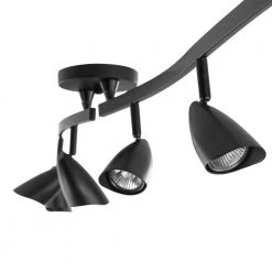 Grayson 4.4 ft. 6-Light Matte Black Halogen Track Lighting Kit by Globe Electric -Deals Globe Electric Store matte black globe electric track lighting kits 59352 4f 1000