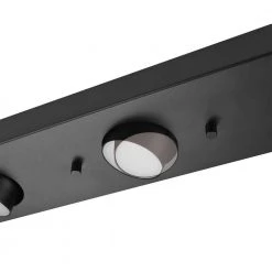 Bleecker 1.6 ft. 3-Light Matte Black Integrated LED Fixed Track Lighting Kit by Globe Electric 13 Bleecker 1.6 ft. 3-Light Matte Black Integrated LED Fixed Track Lighting Kit by Globe Electric -Deals Globe Electric Store matte black globe electric track lighting kits 59941 4f 1000