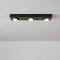 Bleecker 1.6 ft. 3-Light Matte Black Integrated LED Fixed Track Lighting Kit by Globe Electric 11 Bleecker 1.6 ft. 3-Light Matte Black Integrated LED Fixed Track Lighting Kit by Globe Electric -Deals Globe Electric Store matte black globe electric track lighting kits 59941 66 1000