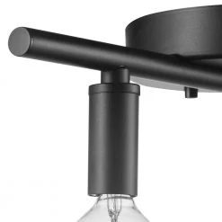 Monroe 2.36 ft. 4-Light Matte Black Slim Profile Fixed Track Lighting Kit by Globe Electric -Deals Globe Electric Store matte black globe electric track lighting kits 59968 1f 1000