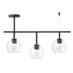 2.3 ft. 3-Light Matte Black Fixed Track Lighting Kit by Globe Electric