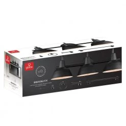 Brooklyn 24 in. 3-Light Matte Black Vanity Light with Bath Set (5-Piece) by Globe Electric -Deals Globe Electric Store matte black globe electric vanity lighting 51710 66 1000