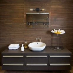 Alexandria 10 in. 2-Light Matte Black Reversible Vanity Light by Globe Electric -Deals Globe Electric Store matte black globe electric vanity lighting 65558 31 1000