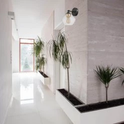 Harrow 1-Light Matte Black Wall Sconce with Clear Glass Shade by Globe Electric 9 Harrow 1-Light Matte Black Wall Sconce with Clear Glass Shade by Globe Electric -Deals Globe Electric Store matte black globe electric wall sconces 51367 4f 1000