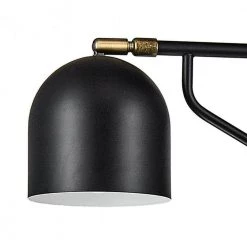 Mullin 1-Light Matte Black Plug-In Wall Sconce with Antique Brass Accent and LED Bulb Included by Globe Electric 9 Mullin 1-Light Matte Black Plug-In Wall Sconce with Antique Brass Accent and LED Bulb Included by Globe Electric -Deals Globe Electric Store matte black globe electric wall sconces 51399 4f 1000