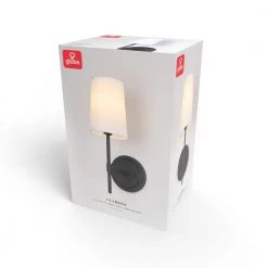 Clarissa 1-Light Matte Black Wall Sconce with White Fabric Shade by Globe Electric 18 Clarissa 1-Light Matte Black Wall Sconce with White Fabric Shade by Globe Electric -Deals Globe Electric Store matte black globe electric wall sconces 51859 76 1000