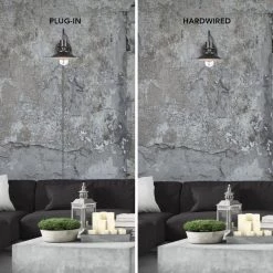 1-Light Matte Black Plug-In or Hardwire Wall Sconce, In-Line On/Off Rocker Switch by Globe Electric 13 1-Light Matte Black Plug-In or Hardwire Wall Sconce, In-Line On/Off Rocker Switch by Globe Electric -Deals Globe Electric Store matte black globe electric wall sconces 91002866 c3 1000