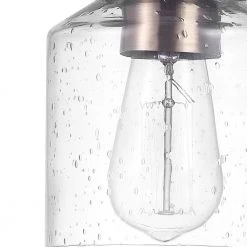 1-Light Matte Black Plug-In or Hardwire Wall Sconce with Seeded Glass Shade, In-Line On/Off Rocker Switch, 6 ft. Cord by Globe Electric 15 1-Light Matte Black Plug-In or Hardwire Wall Sconce with Seeded Glass Shade, In-Line On/Off Rocker Switch, 6 ft. Cord by Globe Electric -Deals Globe Electric Store matte black globe electric wall sconces 91002867 1f 1000