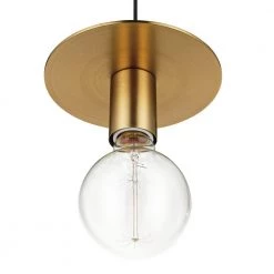 Veruca 1-Light Matte Brass Plug-In or Hardwire Pendant Lighting by Globe Electric -Deals Globe Electric Store matte brass globe electric chandeliers 60342 1f 1000