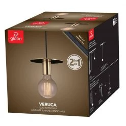 Veruca 1-Light Matte Brass Plug-In or Hardwire Pendant Lighting by Globe Electric -Deals Globe Electric Store matte brass globe electric chandeliers 60342 fa 1000