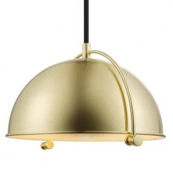 Dolores 1-Light Matte Brass Standard Mini Pendant by Globe Electric -Deals Globe Electric Store matte brass globe electric chandeliers 61261 1f 1000
